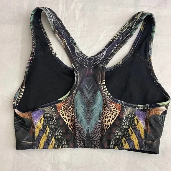 Nike Feather Print Crop Top Small - Picture 5 of 7